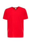 Rotes T-Shirt mit V-Ausschnitt