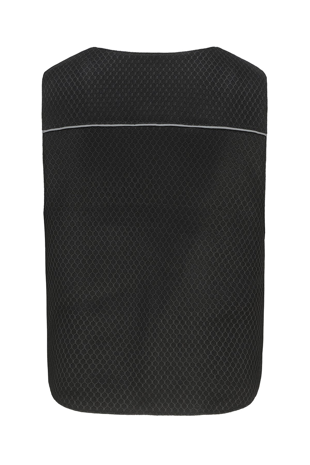 Stichschutzweste Phönix Classic, schwarze Wabenstruktur, breites reflektierendes Querband