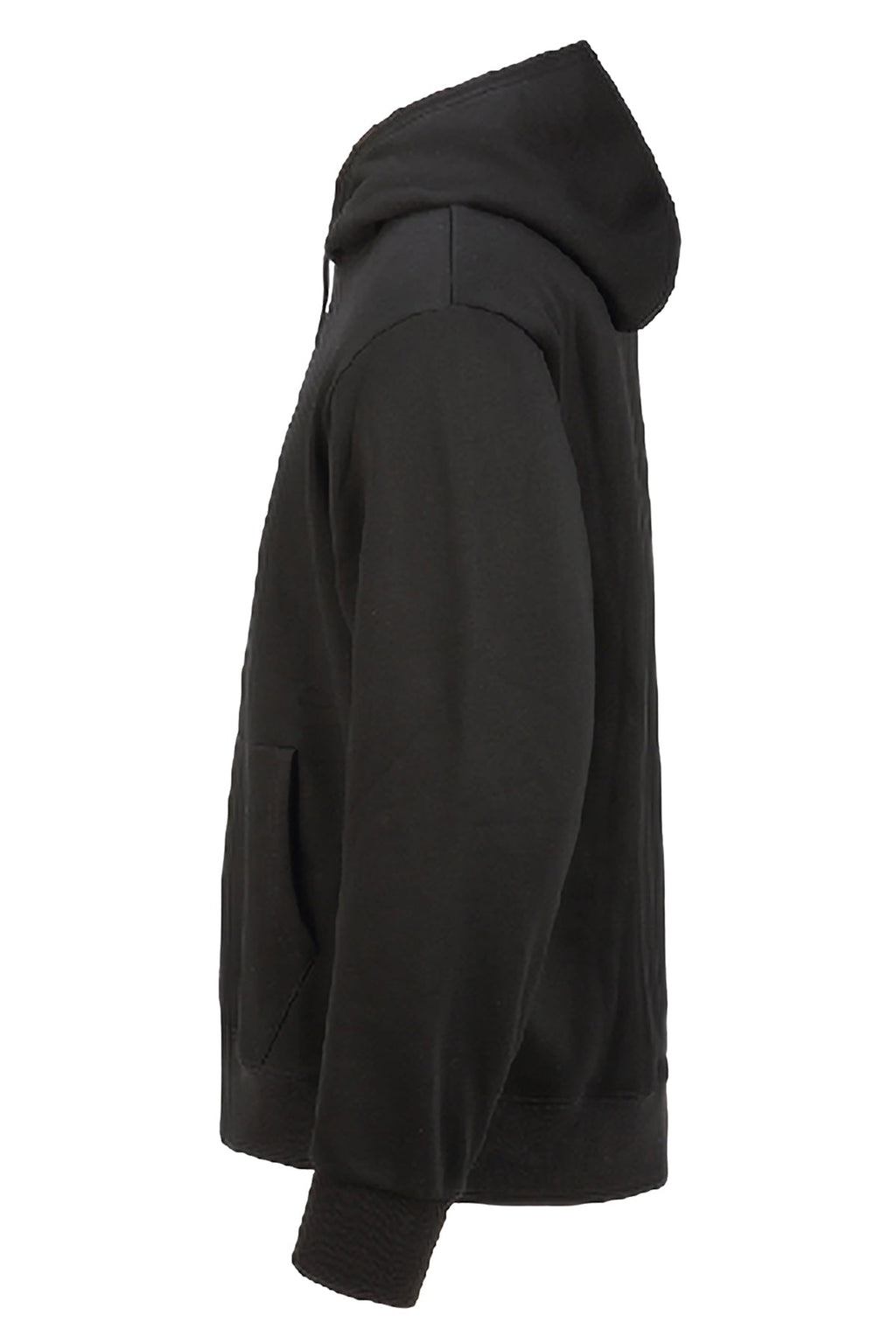 Stichschutz-Hoodie Pegasus Classic, schwarzer Hoodie mit Kapuze, Seitenansicht