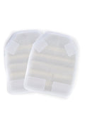 Herkules Seitenschutz-Pads aus weißem Mesh mit Klebeflächen, 2 Stück