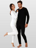 Thermoform Thermounterwäsche-Set mit Langarmshirt und langer Hose, schwarz/weiß