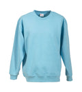 Helles Sweatshirt mit Rundkragen, lange Ärmel