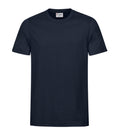 Unisex-Arbeits-T-Shirt mit Rundhalsausschnitt, kurzarm, dunkel
