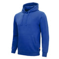 Blauer Hoodie mit Kapuze und Kängurutasche, lange Ärmel, verstellbare Kordeln