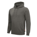 Herren-Sweatshirt mit Kapuze, dunkelgrau, Kängurutasche und Tunnelzug
