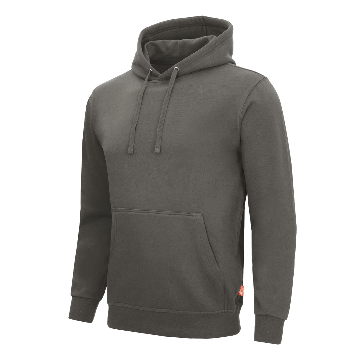 Herren-Sweatshirt mit Kapuze, dunkelgrau, Kängurutasche und Tunnelzug