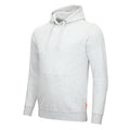 Herren-Hoodie aus hellem Grau, mit Kapuze, Kordelzug und Kängurutasche