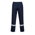 Portwest Bizweld Iona Bundhose BZ14 in Marineblau mit reflektierenden Streifen am Bein