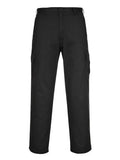 Portwest C701 Combat-Bundhose in Schwarz mit Cargo-Taschen und Knopf-/Reißverschluss
