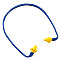 Gehörschutzstöpsel mit blauem Band, gelbe Ohrstöpsel