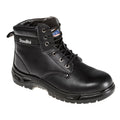 Steelite Sicherheitsstiefel S3 aus schwarzem Leder mit Schnürung und Profilsohle