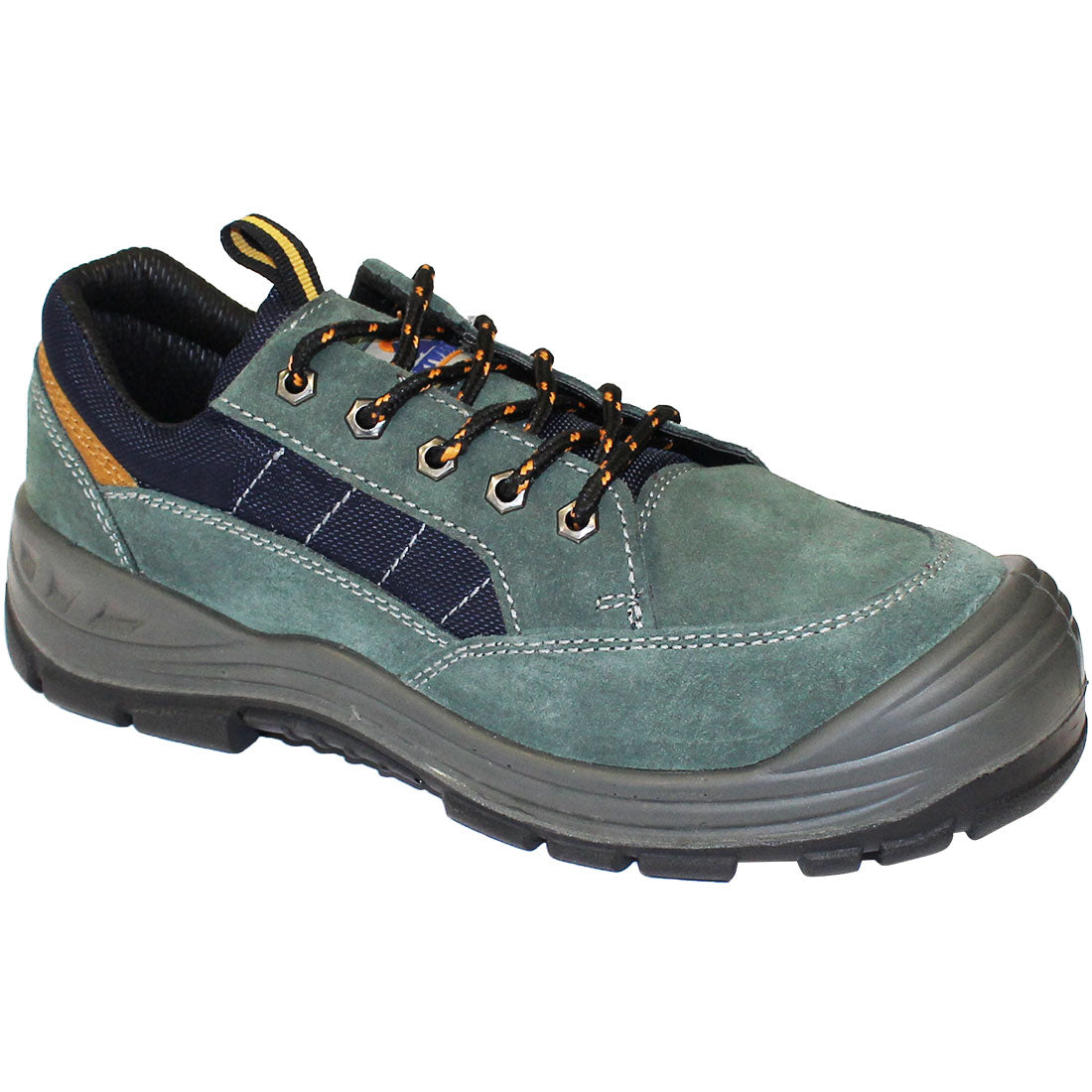 Sicherheitshiker von Portwest Steelite, grau-blau, Schnürschuh mit Profilsohle