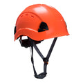 Portwest Endurance Helm in Orange mit Kinnriemen und verstellbaren Bügeln