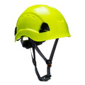 Portwest Sicherheitshelm in Neon-Gelb mit Kinnriemen