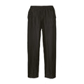 Klassische Regenhose für Erwachsene, dunkle Hose mit elastischem Bund