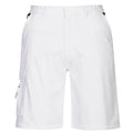 Portwest Maler-Shorts S791 in Weiß, mit Bund und Seitentaschen