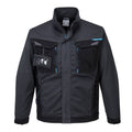 Portwest WX3 Arbeitsjacke, anthrazitfarbene Jacke mit Reißverschluss und Brusttaschen