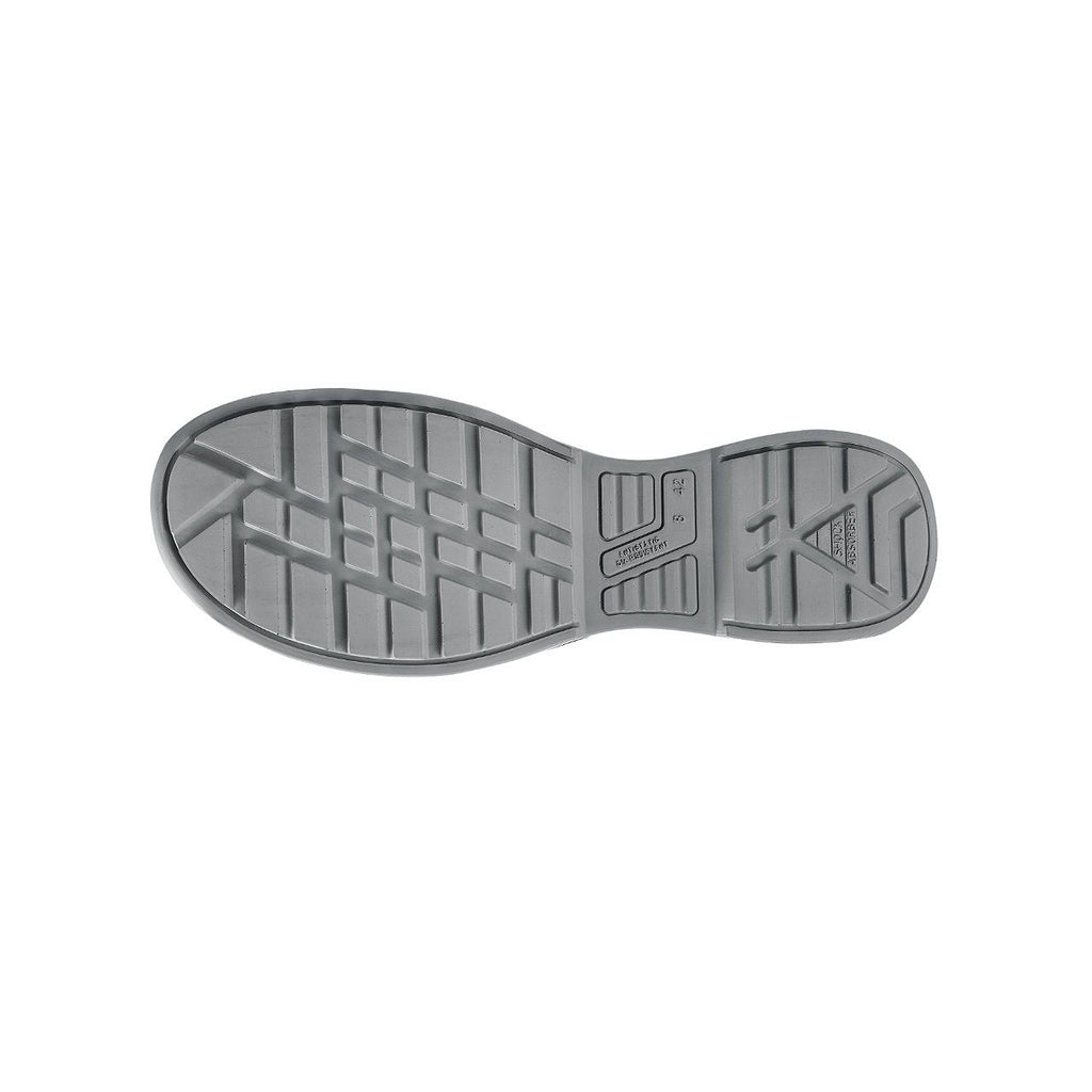 Laufsohle ESD-Sicherheitsschuh grau mit Profil und Griffzonen